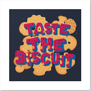 taste the biscuit Posters and Art